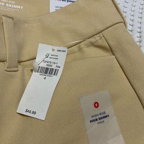 NWT- Old Navy -0, 22 & 24+. High Rise Skinny Pixie Pant - Picture 6 of 7